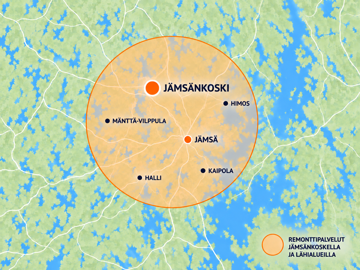 Remontit Jämsänkoskella – remonttipalvelut Jämsänkoskella ja lähialueilla